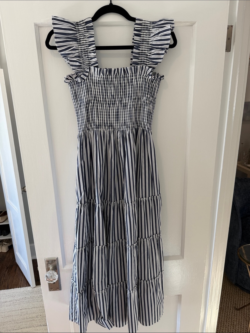 Hill House Ellie Nap Dress - Navy & White Striped